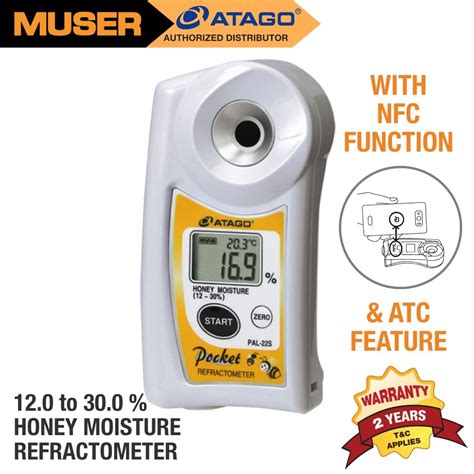 honey digital refractometer|honey water content refractometer.